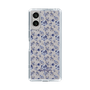 Slim Protection Case［ dazzlin - BlueFlower - Clear ］
