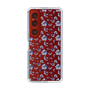Slim Protection Case［ dazzlin - BlueFlower - Clear ］