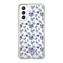 Slim Protection Case［ dazzlin - BlueFlower - Clear ］