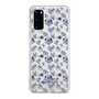 Slim Protection Case［ dazzlin - BlueFlower - Clear ］