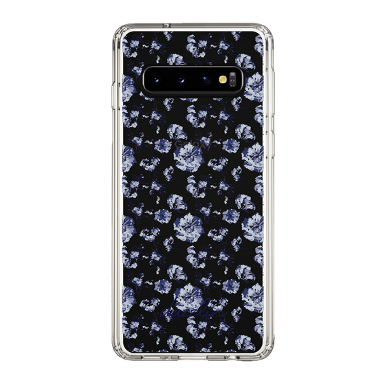 Slim Protection Case［ dazzlin - BlueFlower - Clear ］