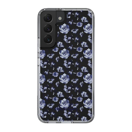 Slim Protection Case［ dazzlin - BlueFlower - Clear ］