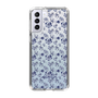 Slim Protection Case［ dazzlin - BlueFlower - Clear ］