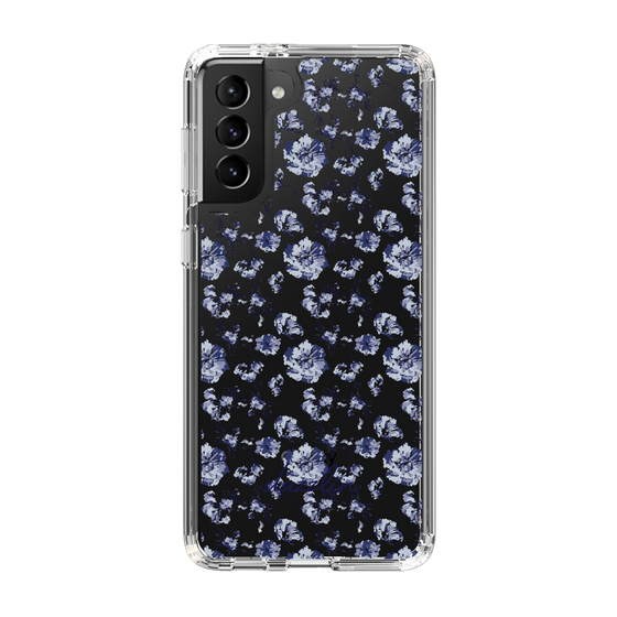 Slim Protection Case［ dazzlin - BlueFlower - Clear ］
