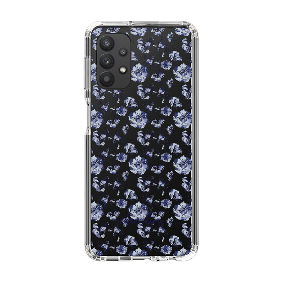 Slim Protection Case［ dazzlin - BlueFlower - Clear ］