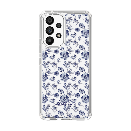 Slim Protection Case［ dazzlin - BlueFlower - Clear ］