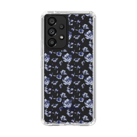 Slim Protection Case［ dazzlin - BlueFlower - Clear ］