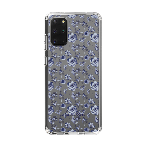 Slim Protection Case［ dazzlin - BlueFlower - Clear ］