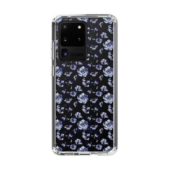 Slim Protection Case［ dazzlin - BlueFlower - Clear ］