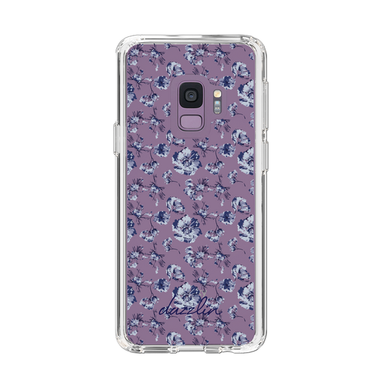 Slim Protection Case［ dazzlin - BlueFlower - Clear ］
