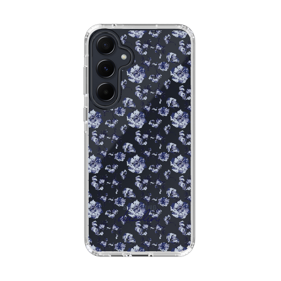 Slim Protection Case［ dazzlin - BlueFlower - Clear ］
