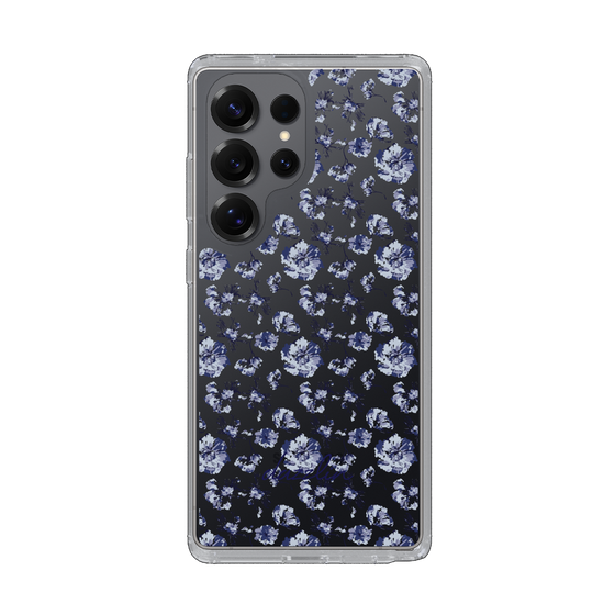 Slim Protection Case［ dazzlin - BlueFlower - Clear ］