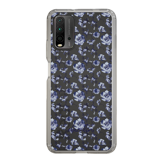 Slim Protection Case［ dazzlin - BlueFlower - Clear ］