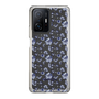 Slim Protection Case［ dazzlin - BlueFlower - Clear ］