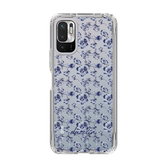 Slim Protection Case［ dazzlin - BlueFlower - Clear ］