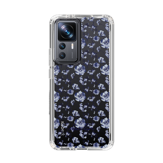 Slim Protection Case［ dazzlin - BlueFlower - Clear ］
