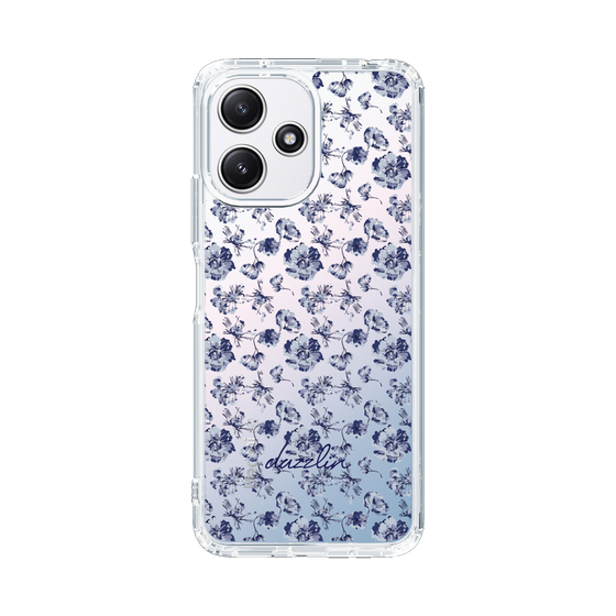Slim Protection Case［ dazzlin - BlueFlower - Clear ］
