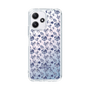 Slim Protection Case［ dazzlin - BlueFlower - Clear ］
