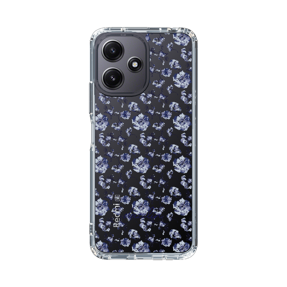 Slim Protection Case［ dazzlin - BlueFlower - Clear ］
