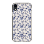 Slim Protection Case［ dazzlin - BlueFlower - Beige ］