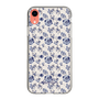 Slim Protection Case［ dazzlin - BlueFlower - Beige ］