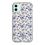 Slim Protection Case［ dazzlin - BlueFlower - Beige ］