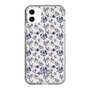 Slim Protection Case［ dazzlin - BlueFlower - Beige ］