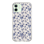 Slim Protection Case［ dazzlin - BlueFlower - Beige ］