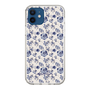 Slim Protection Case［ dazzlin - BlueFlower - Beige ］
