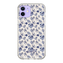 Slim Protection Case［ dazzlin - BlueFlower - Beige ］