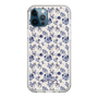 Slim Protection Case［ dazzlin - BlueFlower - Beige ］