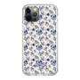 Slim Protection Case［ dazzlin - BlueFlower - Beige ］