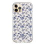 Slim Protection Case［ dazzlin - BlueFlower - Beige ］