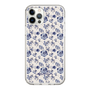 Slim Protection Case［ dazzlin - BlueFlower - Beige ］