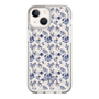 Slim Protection Case［ dazzlin - BlueFlower - Beige ］
