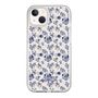 Slim Protection Case［ dazzlin - BlueFlower - Beige ］