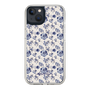 Slim Protection Case［ dazzlin - BlueFlower - Beige ］
