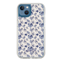 Slim Protection Case［ dazzlin - BlueFlower - Beige ］