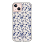 Slim Protection Case［ dazzlin - BlueFlower - Beige ］