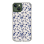 Slim Protection Case［ dazzlin - BlueFlower - Beige ］