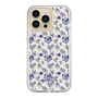 Slim Protection Case［ dazzlin - BlueFlower - Beige ］