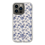Slim Protection Case［ dazzlin - BlueFlower - Beige ］