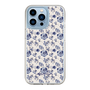 Slim Protection Case［ dazzlin - BlueFlower - Beige ］