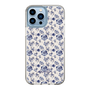 Slim Protection Case［ dazzlin - BlueFlower - Beige ］