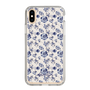 Slim Protection Case［ dazzlin - BlueFlower - Beige ］