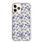 Slim Protection Case［ dazzlin - BlueFlower - Beige ］