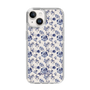 Slim Protection Case［ dazzlin - BlueFlower - Beige ］