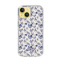 Slim Protection Case［ dazzlin - BlueFlower - Beige ］
