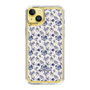 Slim Protection Case［ dazzlin - BlueFlower - Beige ］