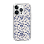 Slim Protection Case［ dazzlin - BlueFlower - Beige ］